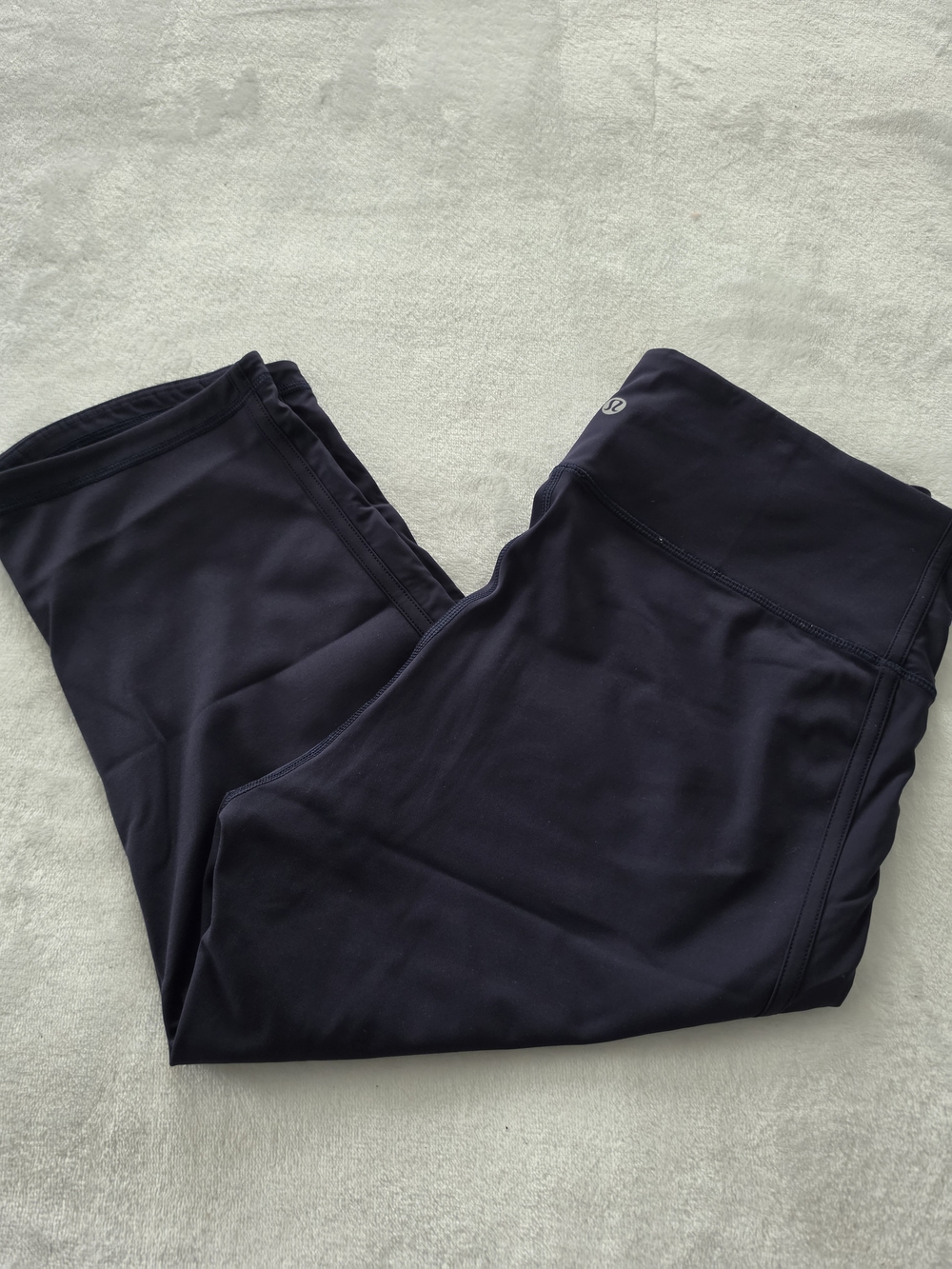 lululemon athletica Women's Dark Navy Yoga Pants - Fall Just Below Knee
